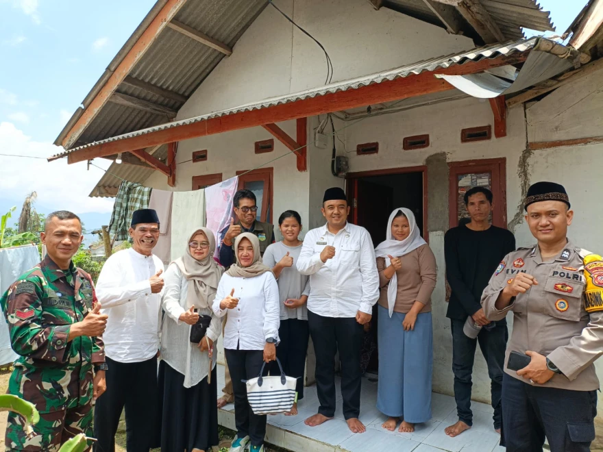 Sentuhan Kepedulian Ramadhan, Muspika Kecamatan Ciawi Sambangi Warga Desa Margasari